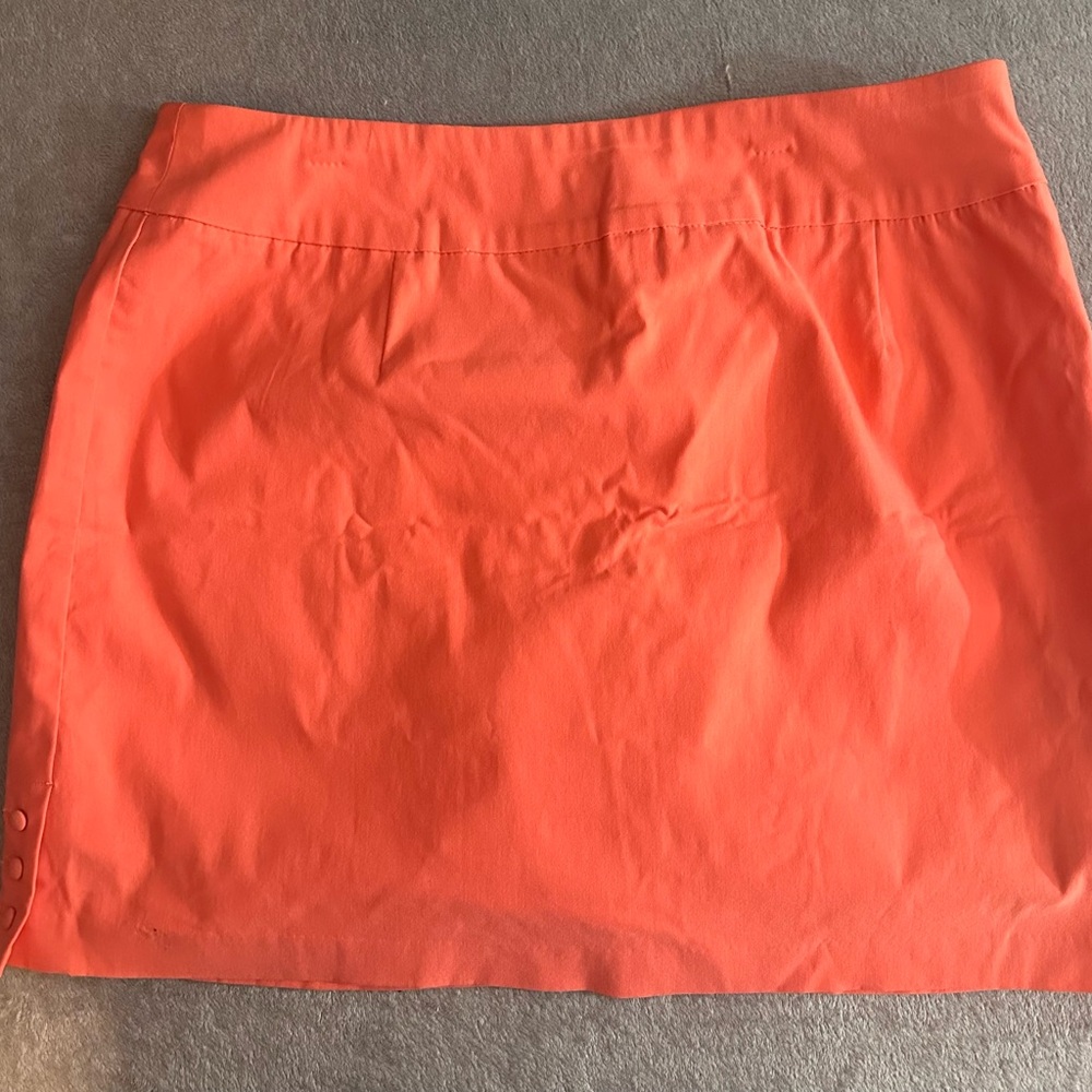 Versona Vibrant Orange Mini Skirt